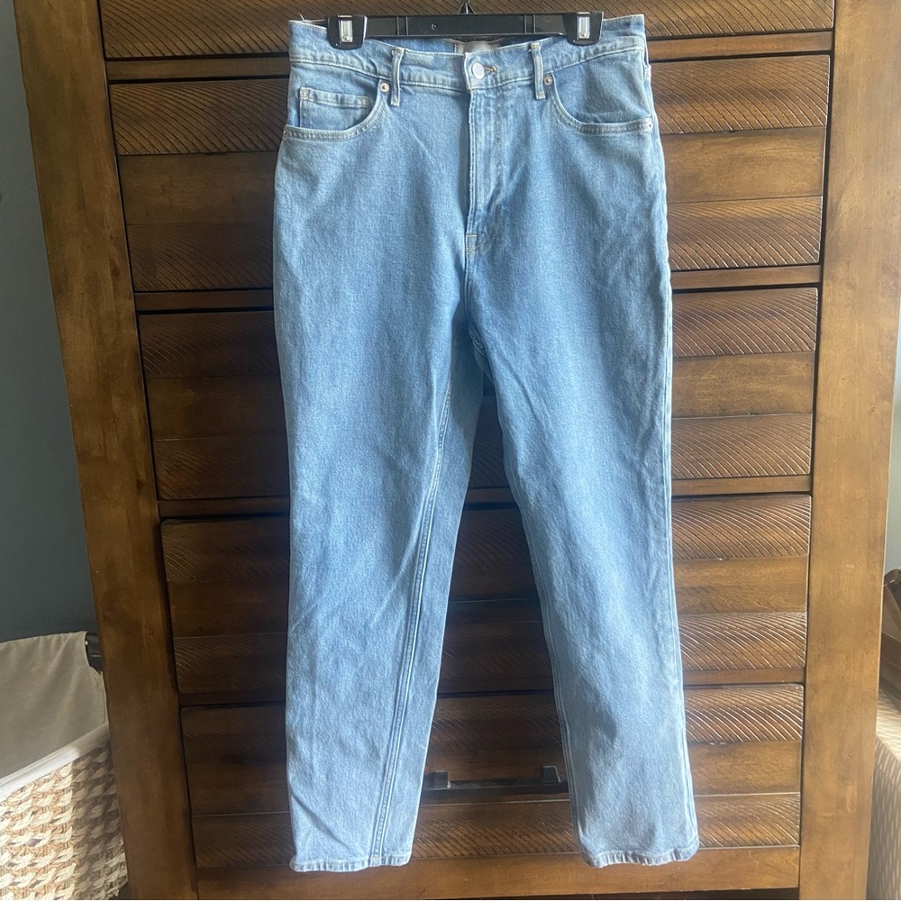 Everlane Women's Straight Leg Jeans - Light Blue